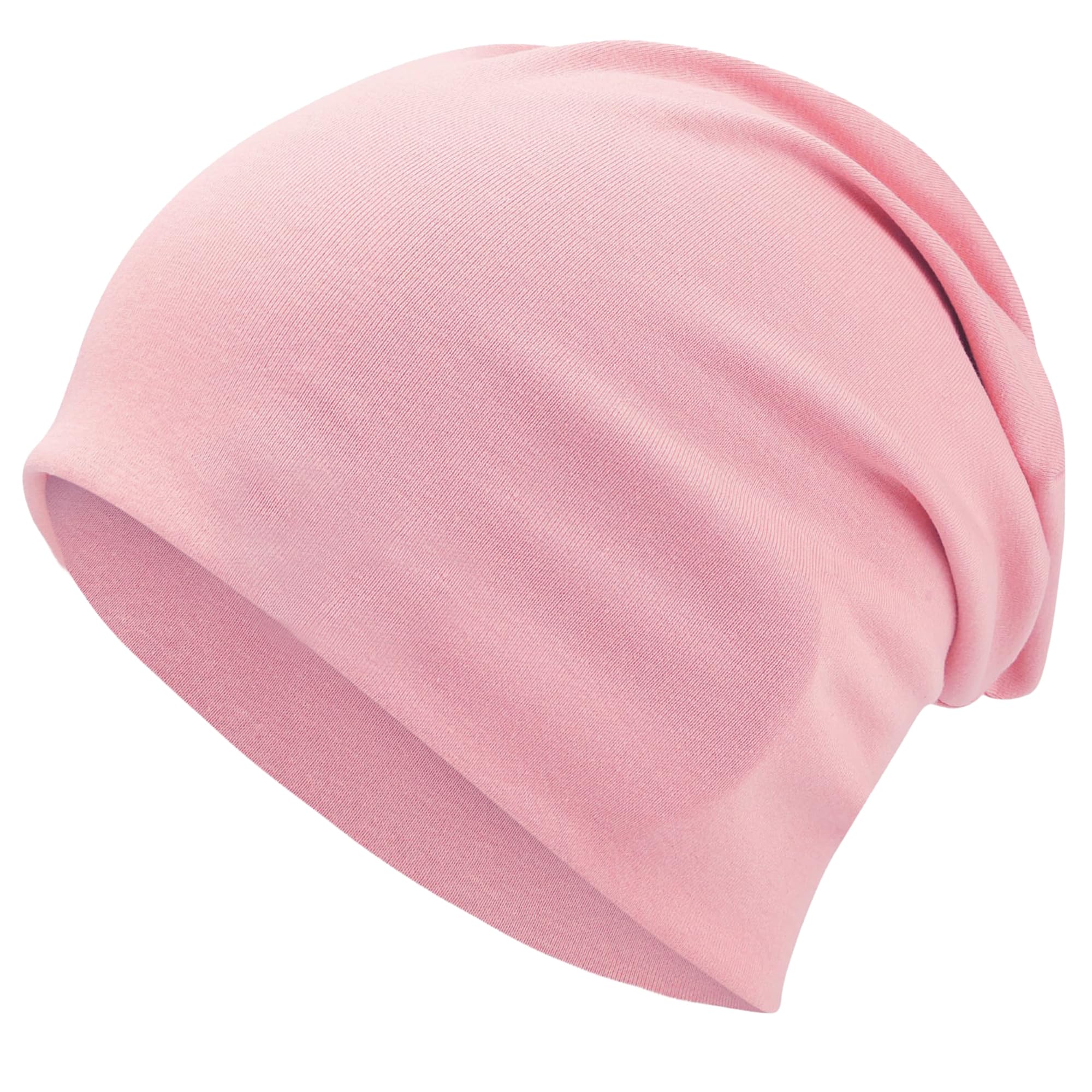 ROYBENS 100% Cotton T-Shirt Beanie for Women Men Slouchy Beanies Soft Hipster Daily Hat Lightweight Skull Cap — view 11