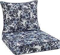 Vista 11 de Favoyard - Juego de cojines de asiento para exteriores de 24 x 24 pulgadas, impermeables y resistentes al desgaste, para muebles de patio, con funda