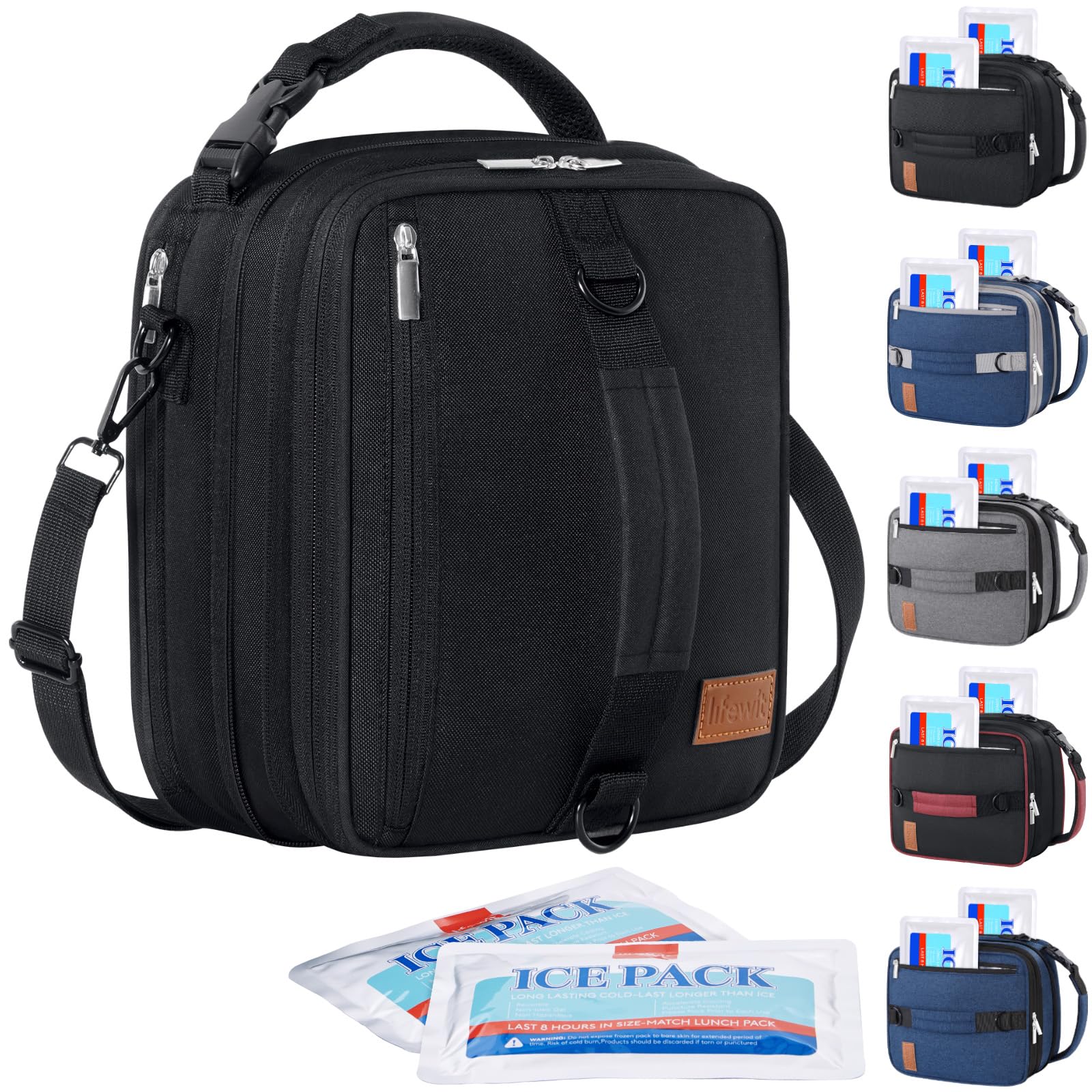 Amazon.com - Lifewit Insulated Lunch Box for Men, Expandable
