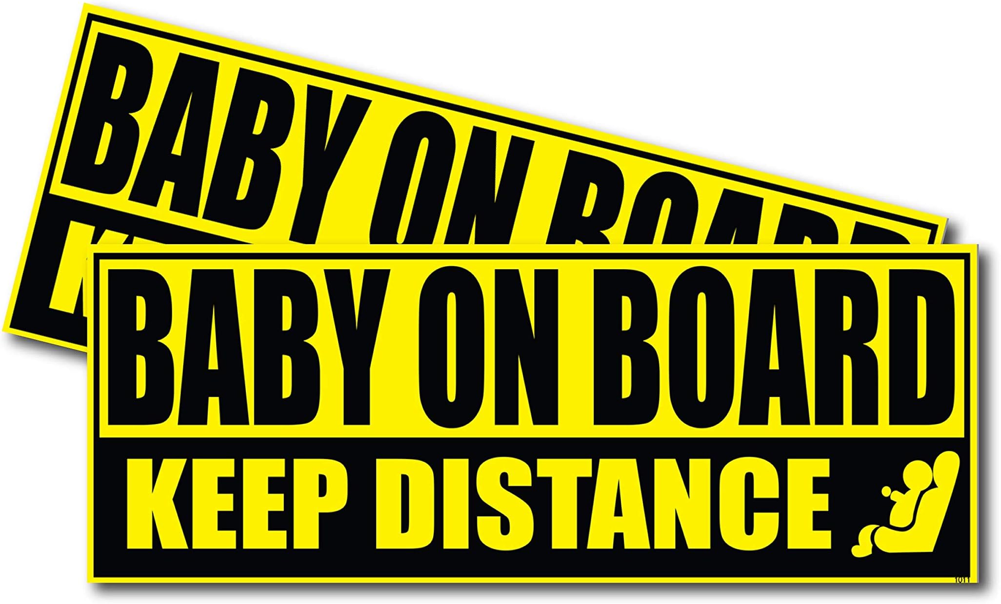 Wpxmer Wrapco Baby on Board Sticker for Cars Safety Sign Decal, Auto Vehicles