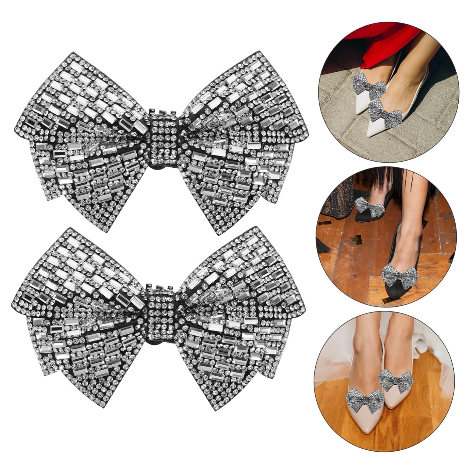 GALPADA fiore scarpa fiocco abbellimento delle scarpe decorazione della scarpa staccabile accessori per scarpe decorazioni per scarpe ciondoli per scarpe da donna fascino alto