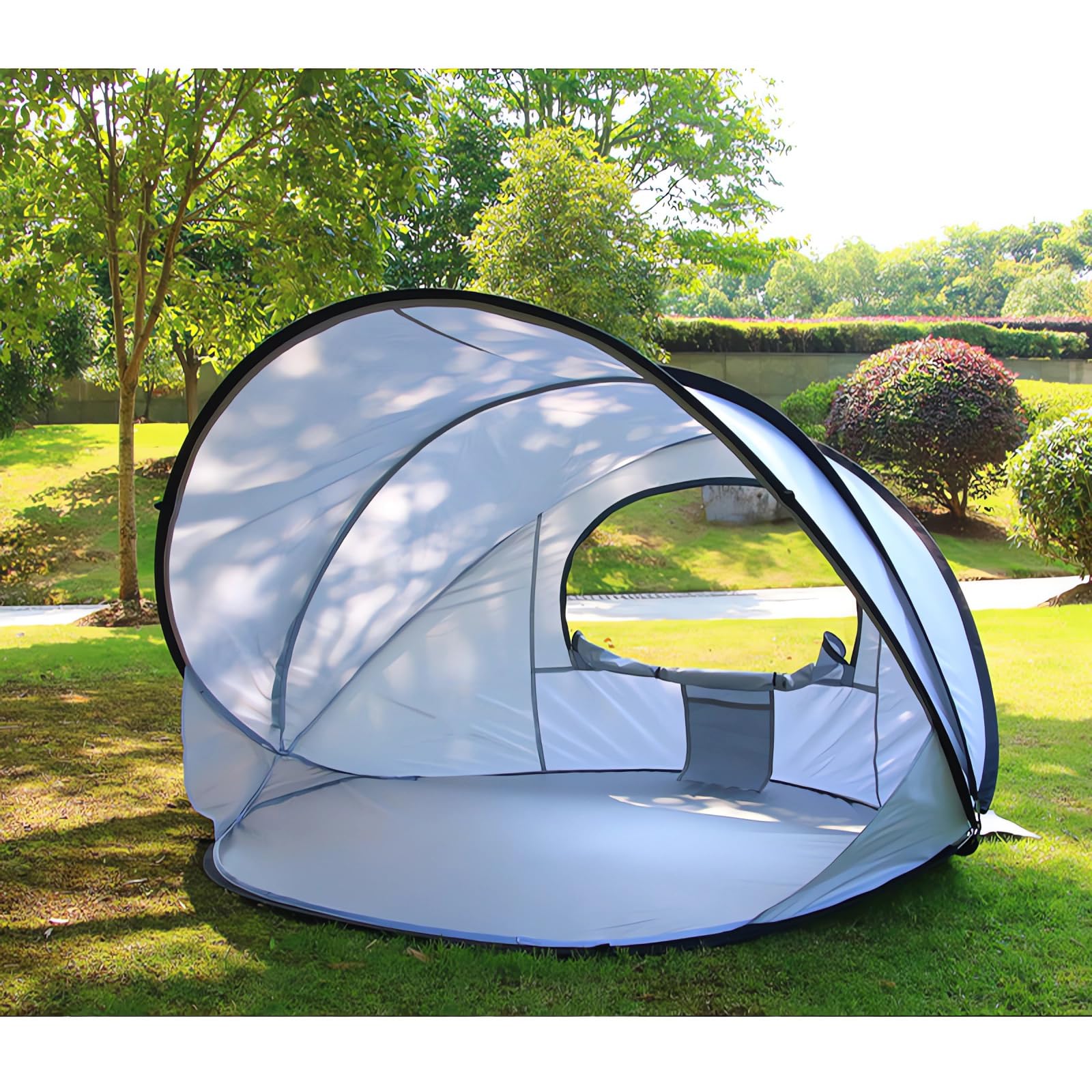 HYPIQQ Tente Pop-Up Plage Instantanée - UV 50+ Pour 1-3 Personnes - Portable Et Légère