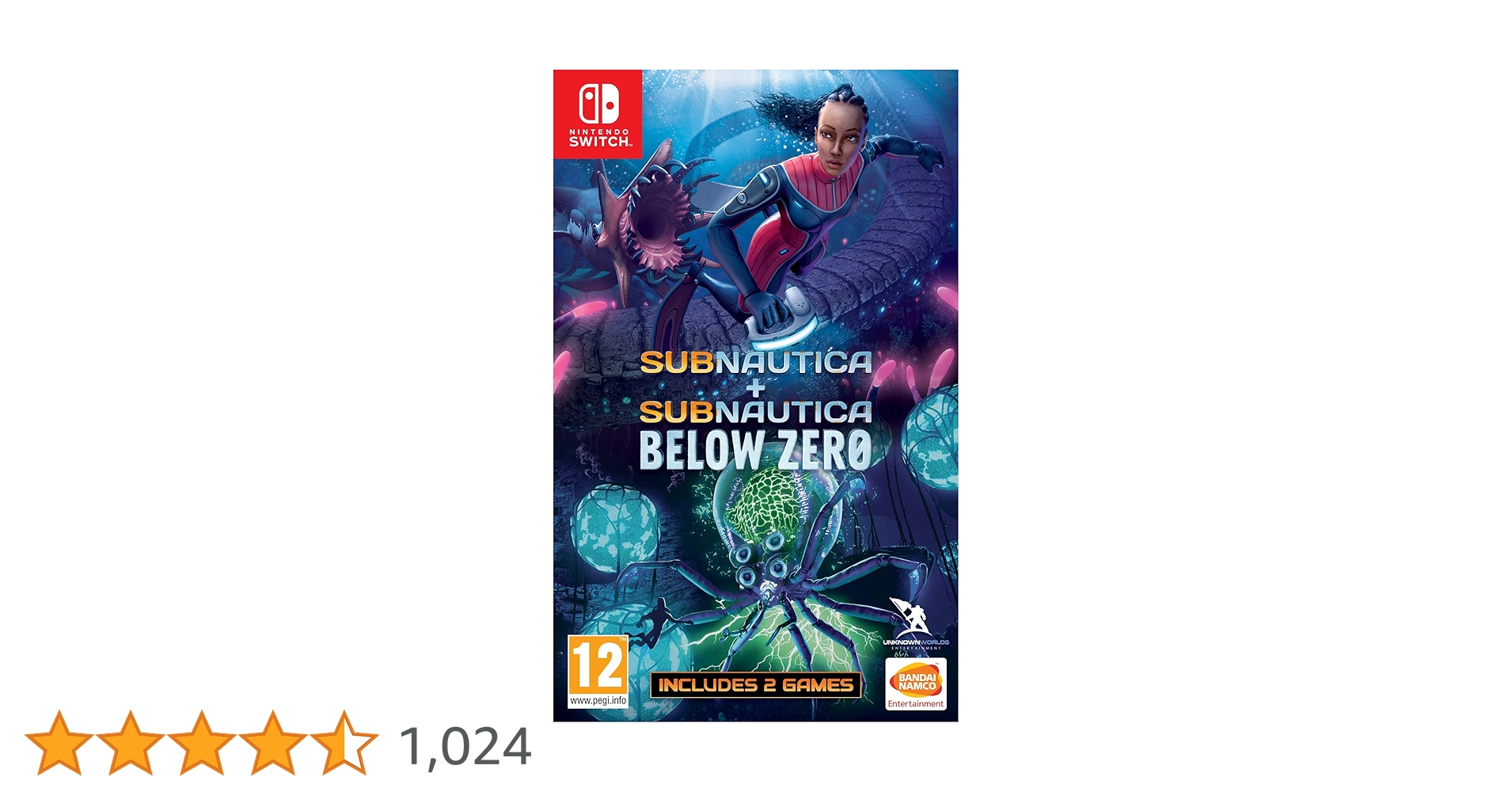 Subnautica+Below Zero サブノーティカ ニンテンドースイッチ Subnautica + Subnautica: Below Zero for Nintendo Switch