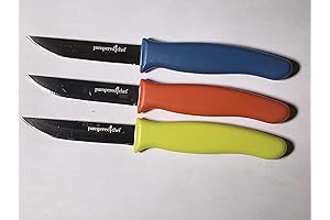 Pamper Chef Set of #3 Kitchen Paring Knives (#100035