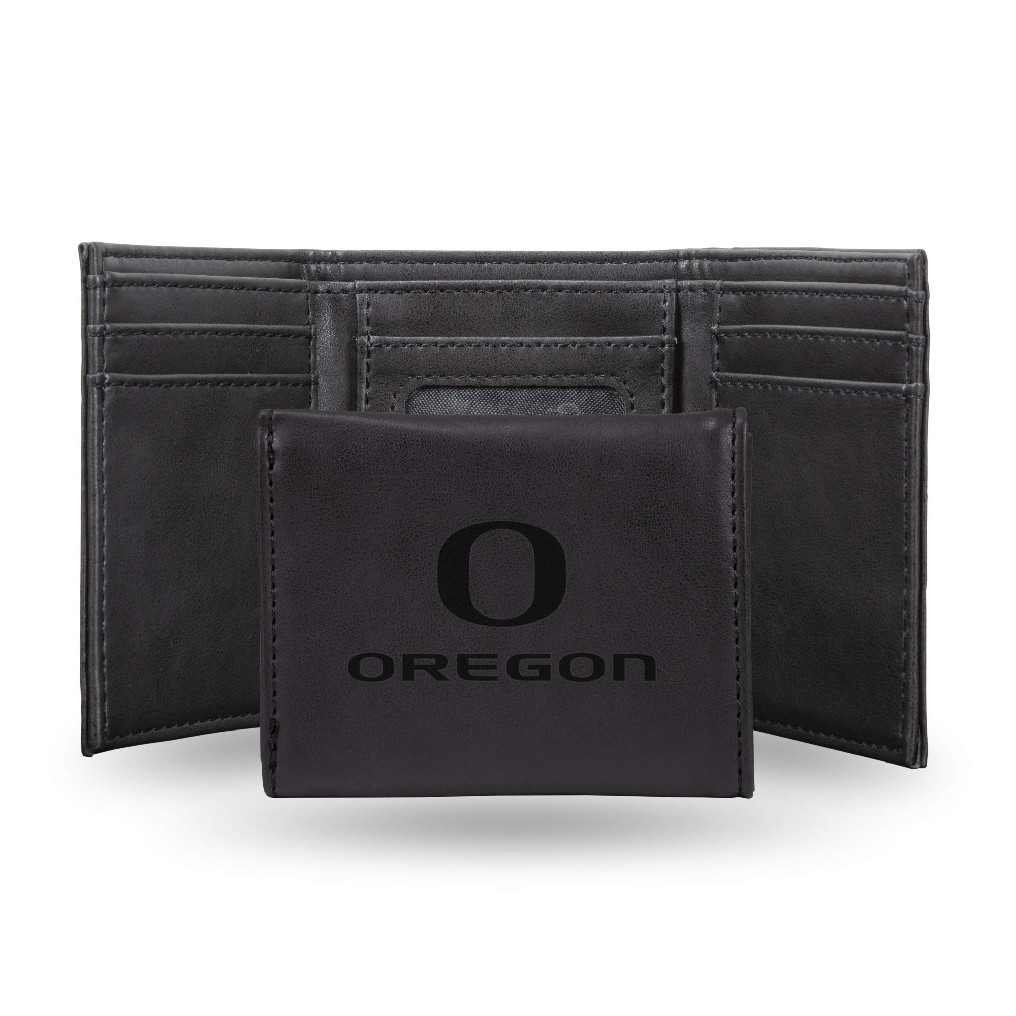 Rico Industries NCAA Laser Engraved Trifold Laser Engraved Tri-Fold Wallet - Men's Accessory