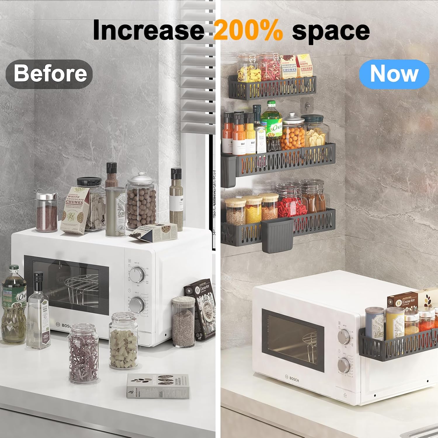 Space-Saving Kitchen Organization