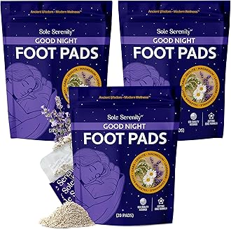 Sole Serenity Good Night Foot Pads for Feet (Good Night - 3 Pack)