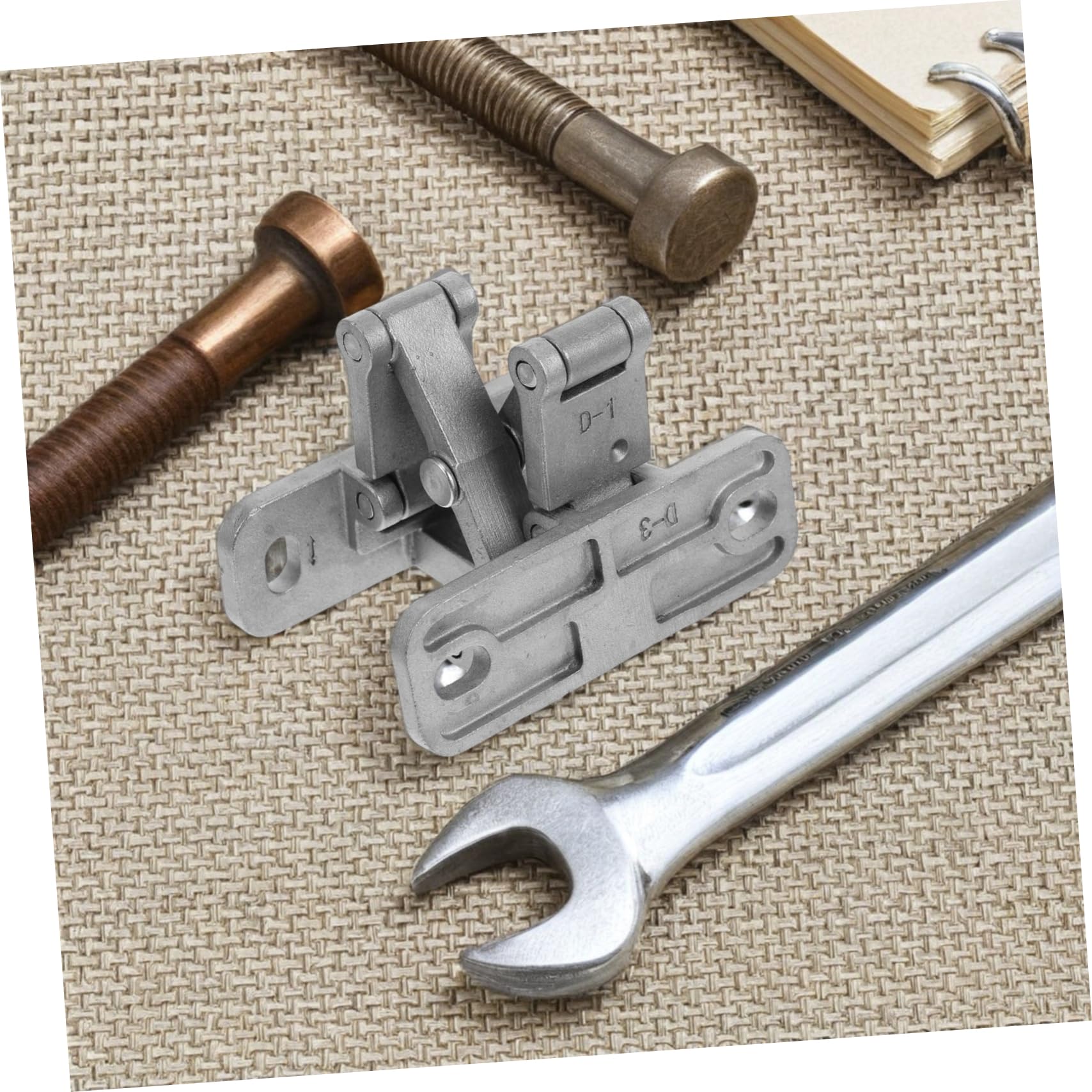 TEHAUX 4 Piezas Bisagras Invisibles Inoxidable de Alta Resistencia para Puertas y Equipos de Seguridad Instalación Simplificada y Diseño Elegante