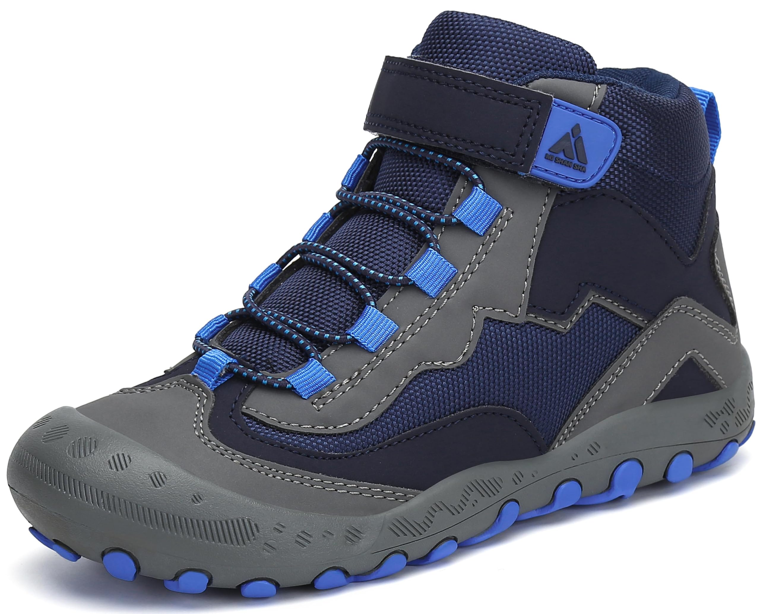 Mishansha Jungen Trekkingschuhe Sport Outdoor Wanderschuhe rutschfest Kinderschuhe Blau Gr.36