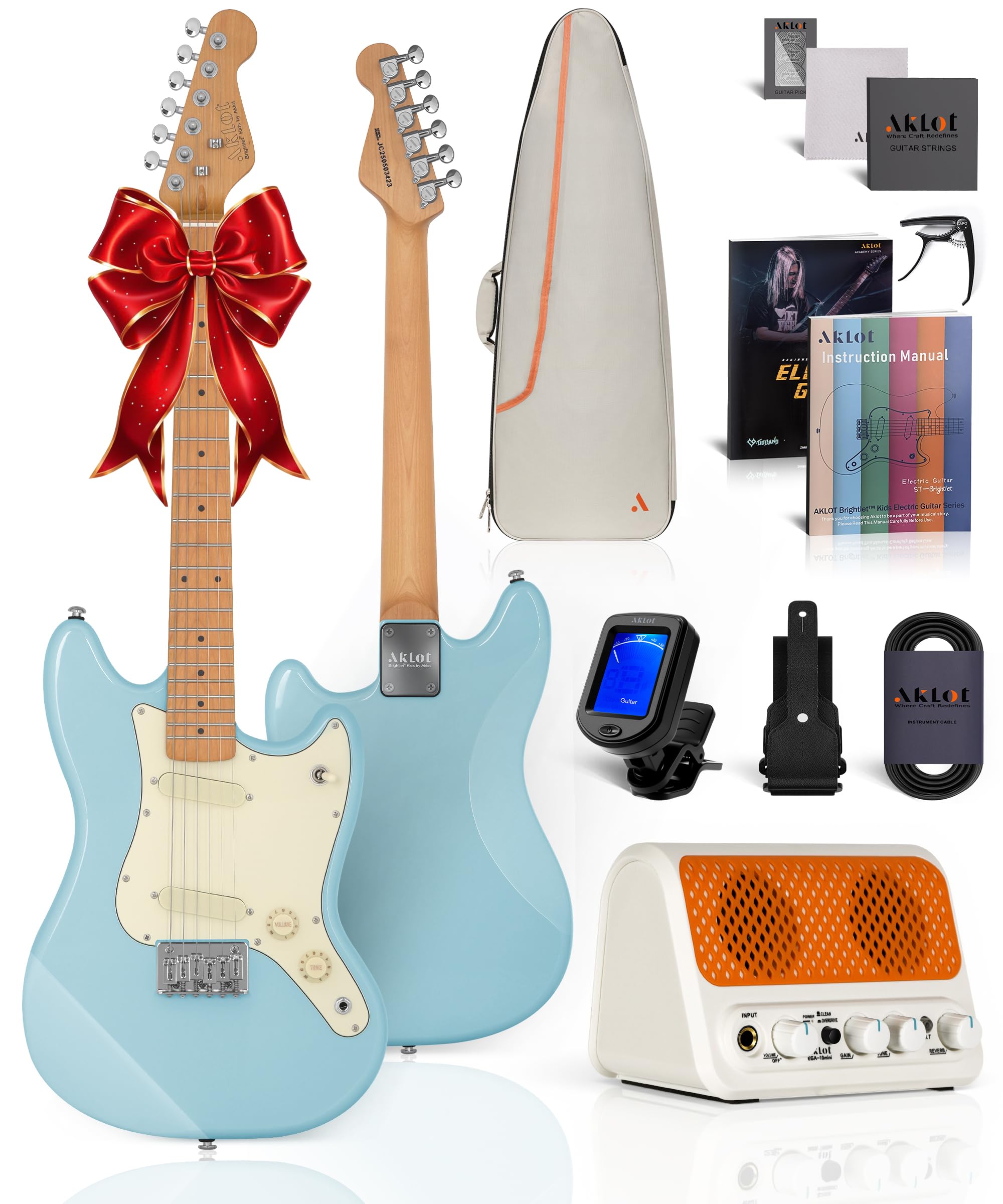 AKLOT 36-inch Kids Electric Guitar: 3/4 Size Mini