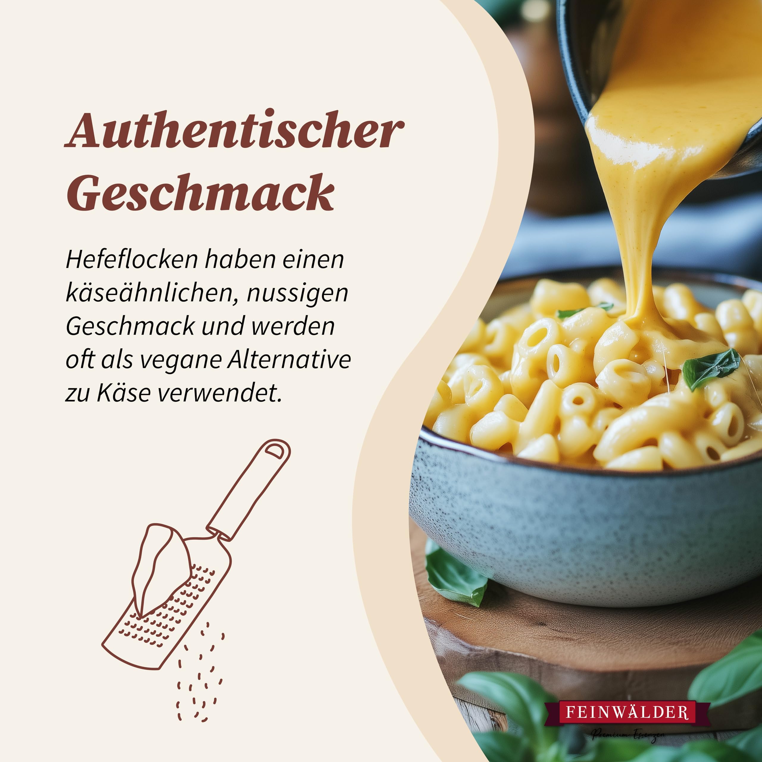 Feinwälder Hefeflocken 1 kg – Edelhefeflocken, glutenfrei, vegane Nährhefe