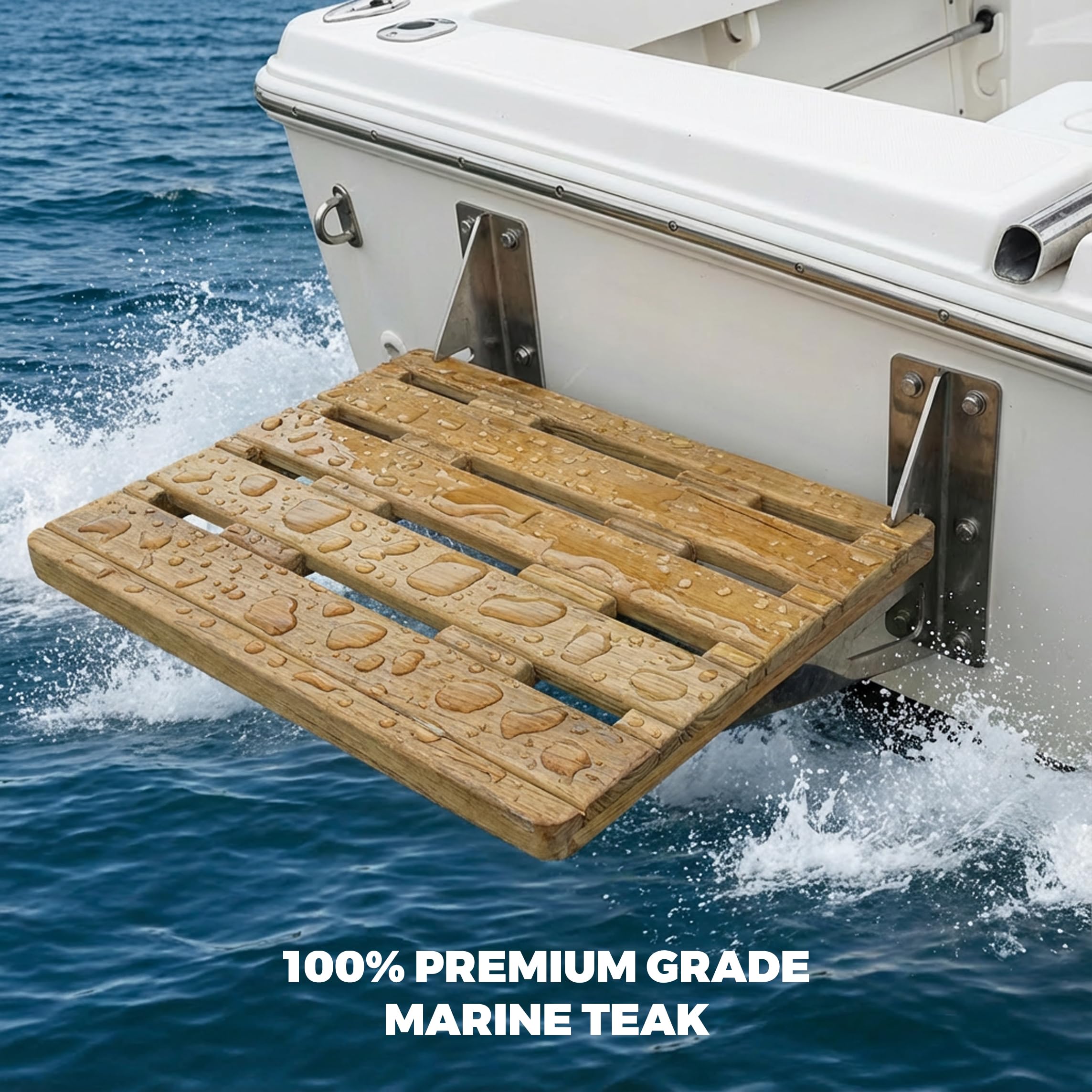 Whitecap Teak Platforma do pływania łódką