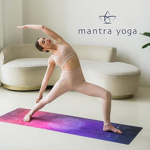 Miniatura 7 de Mantra Yoga Travel PRO - Alfombrilla plegable de fitness y ejercicio con bolsa, ligera, compacta y ecológica, antideslizante y lavable, para todo