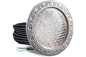 Pool Light, SURAIELEC 10 inch LED 12V AC Underwater Pool Light