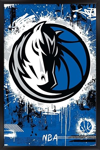Trends International NBA Dallas Mavericks - Póster de pared con logotipo Maximalist 23