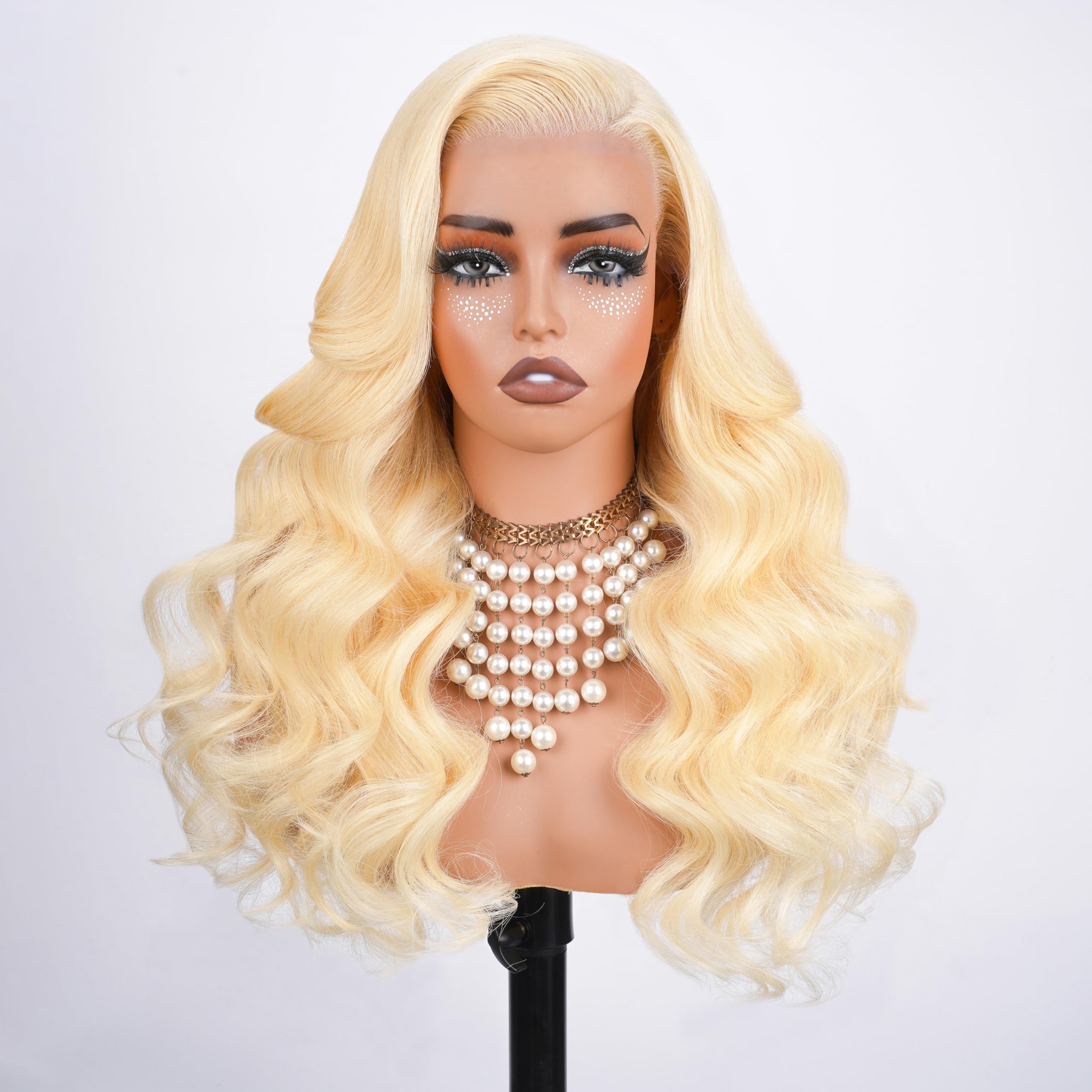 Amazon.com : 613 13x6 Lace Front Wig Human Hair 250 Density 