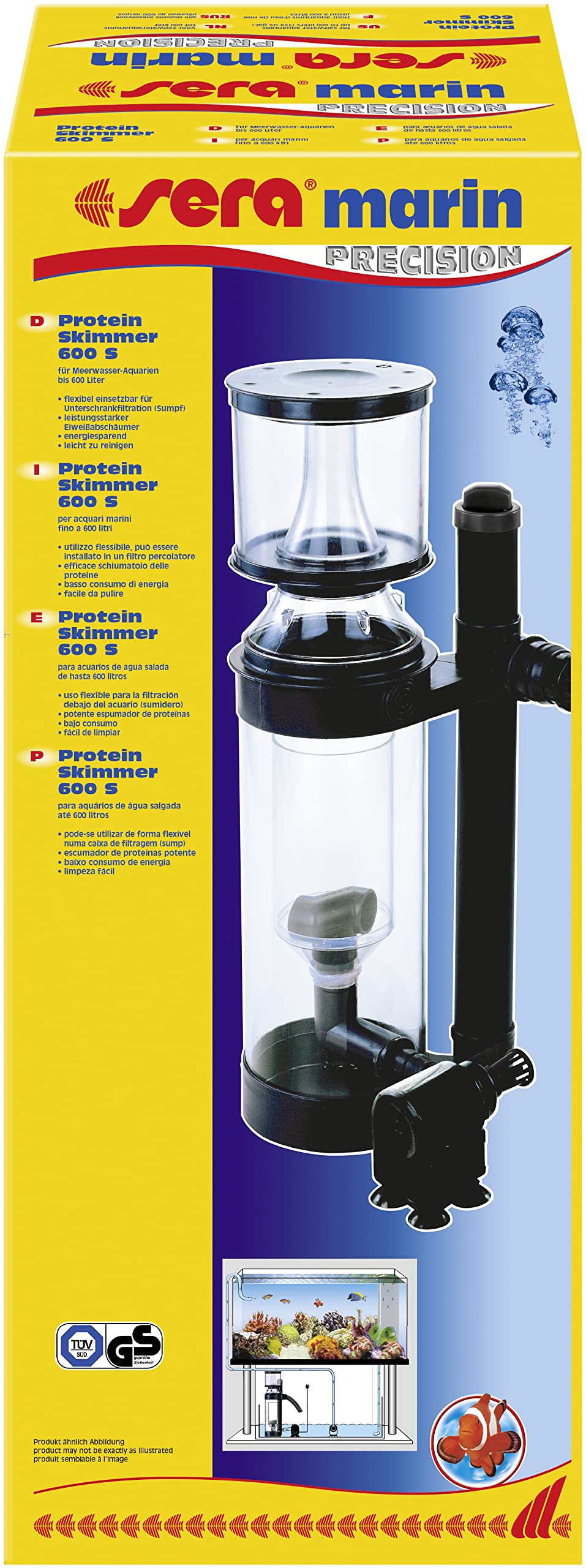 sera Marin Protein Skimmer 600 S 1 Unité