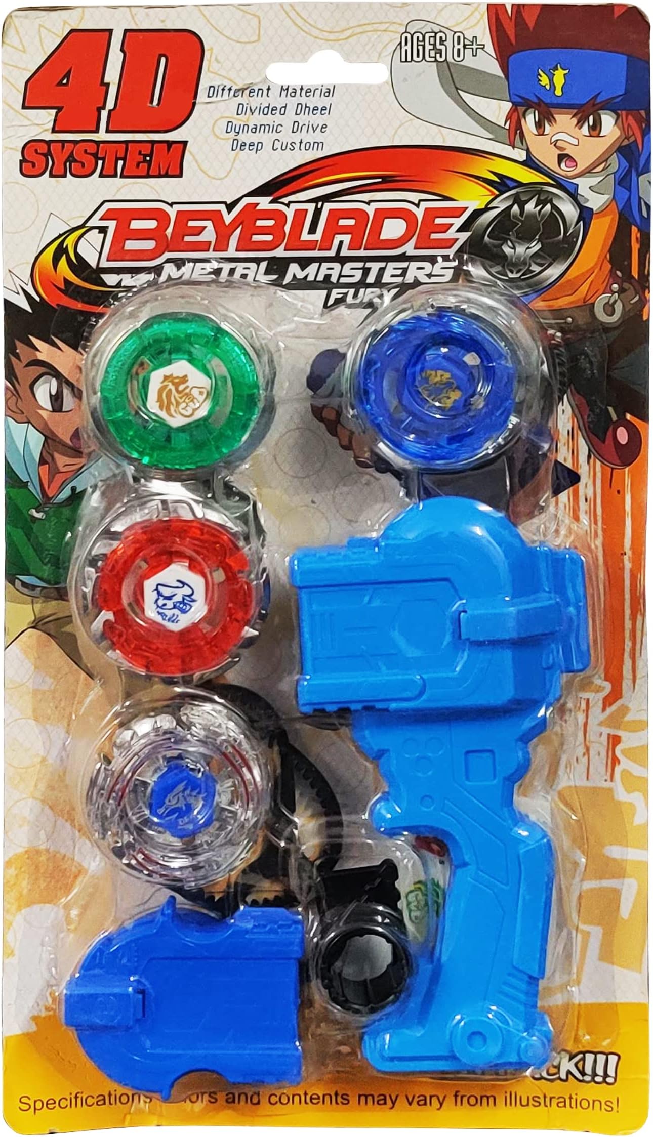MWS MY WHOLESALE STORE Beyblades Metal Fighter Toys for Kids (Multicoloured) Gift Toys for Kids