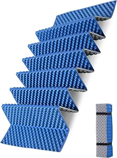 Camping Sleeping Pad, Lightweight Closed Cell Foam | Closed cell foam, moisture-proof & shock-absorbent, compact for backpacking, ideal hiking & mountaineering.
