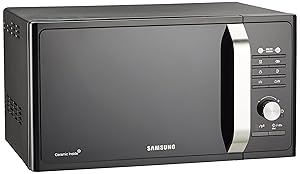 Samsung MG23F302TAK - Microondas Independiente, color Negro/plata, 40 x 49 x 30 cm