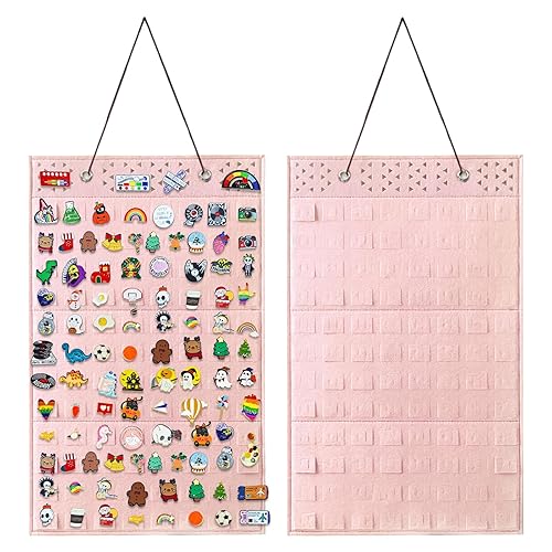 Collector Pin Board - Enamel Pin Hanging Display (96 Slots,