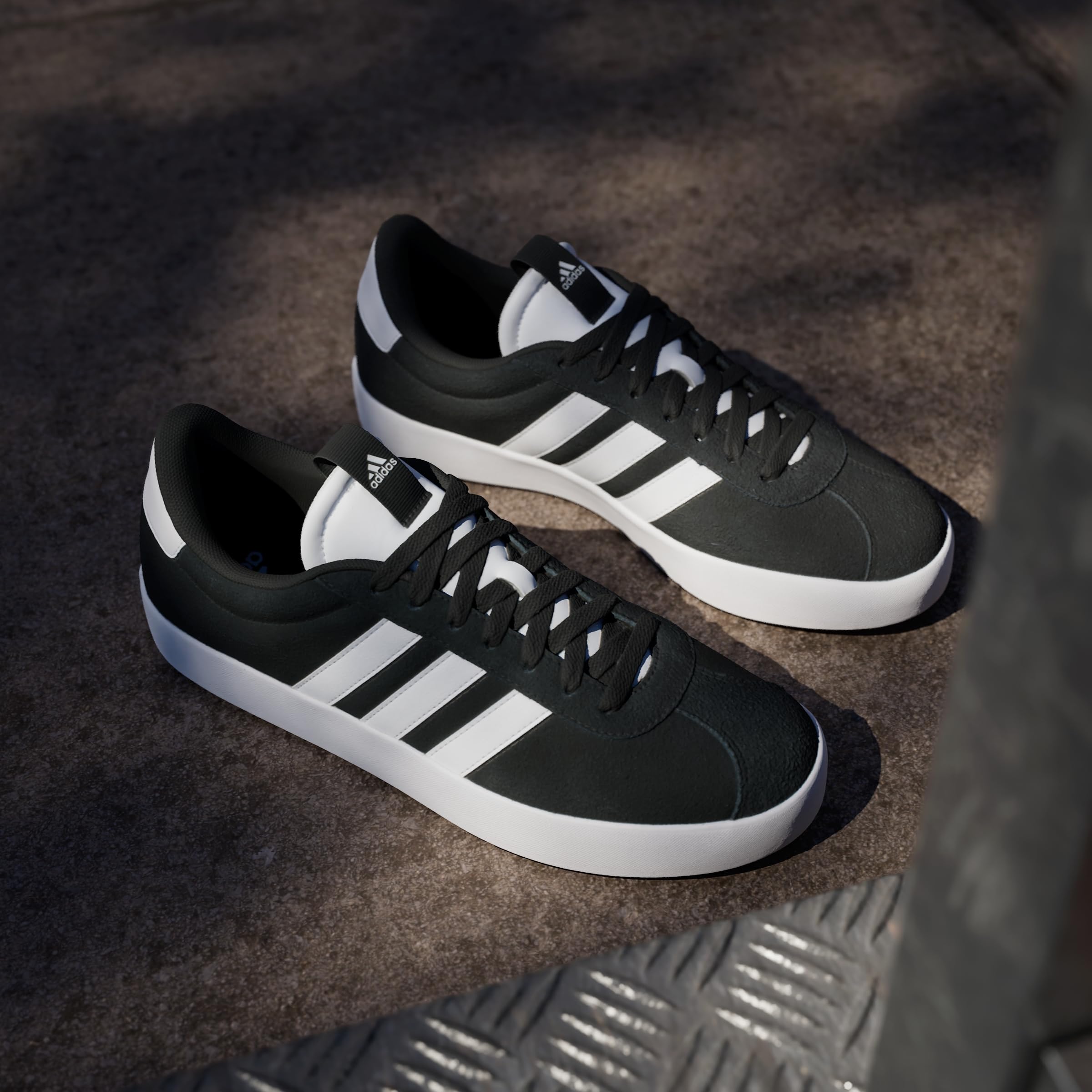 adidas Mezczyzni VL COURT 3.0 Shoes, Core Black / Cloud White / Core Black, 42 2/3 EU
