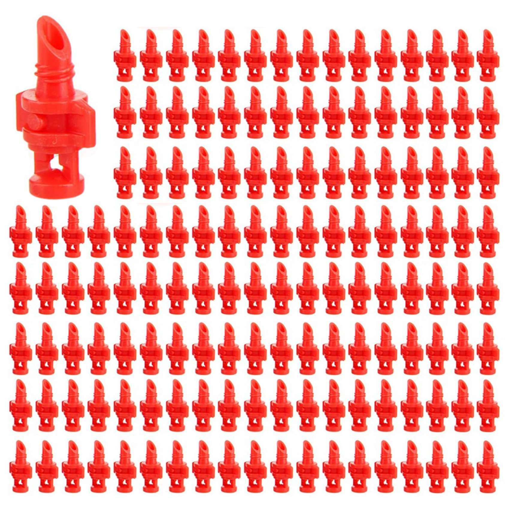 Ctrlzs 400Pcs 360 Degree Misting Nozzle Irrigation,Sprinklers Sprayer For Garden Irrigation System, Sprayer Automizing Drippers