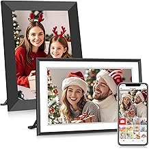 2 Pack-Frameo 10.1 Inch WiFi Digital Picture Frame with 32GB Memory, 1280 x 800 IPS Touch Screen Smart Electronic Photo Frame