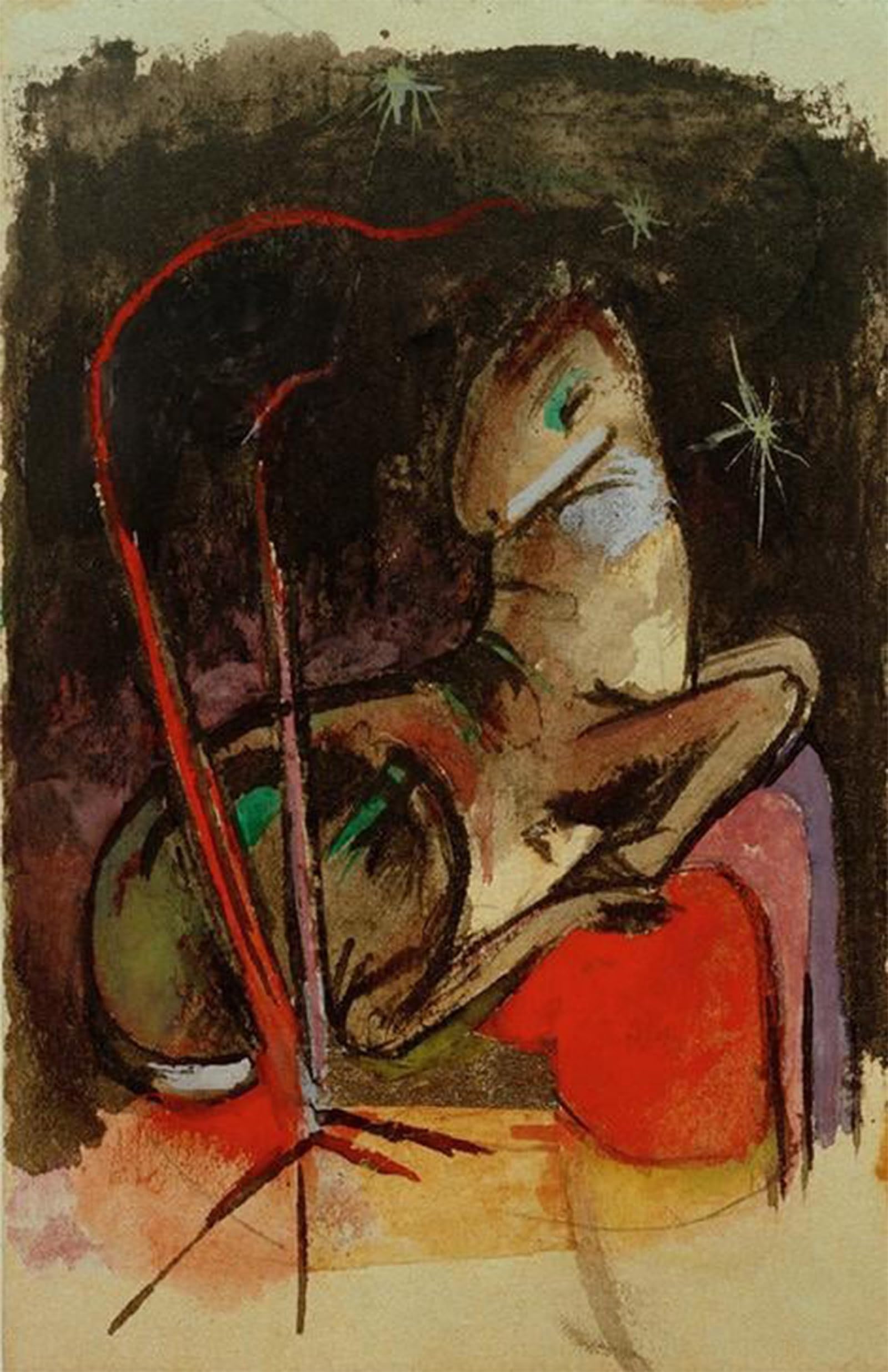ARTXLXXBN Famous Painting Canvas Artwork Graffiti Print Resting Animal by Marc Portrait Canvas Image for Home Decor 60x90cm