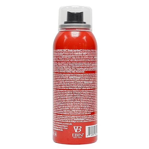 Miniatura 6 de EBIN NEW YORK Wonder Lace Bond - Aerosol adhesivo activo de 3 unidades, agarre extremadamente firme de 2.7 onzas, uso activo, secado rápido, sin