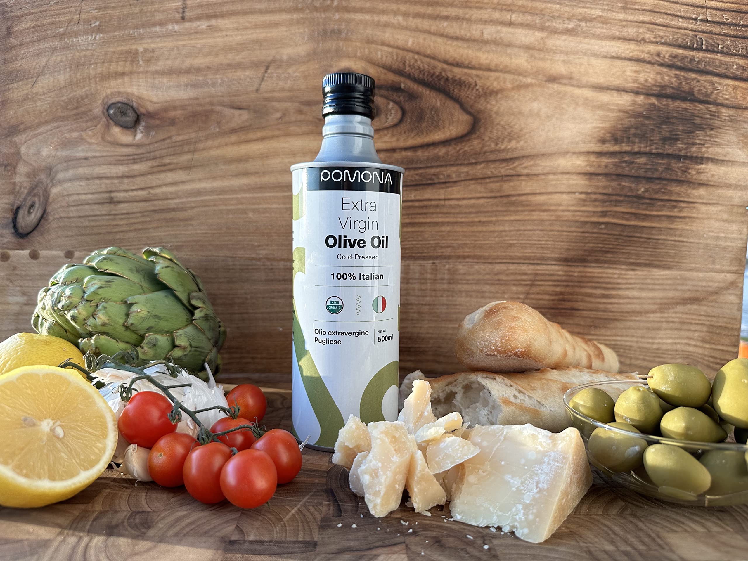 Amazon.com : Pomona Organic Extra Virgin Olive Oil, Monovariety