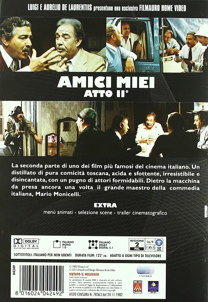 Amici Miei La Trilogia (Box 3 Dvd)