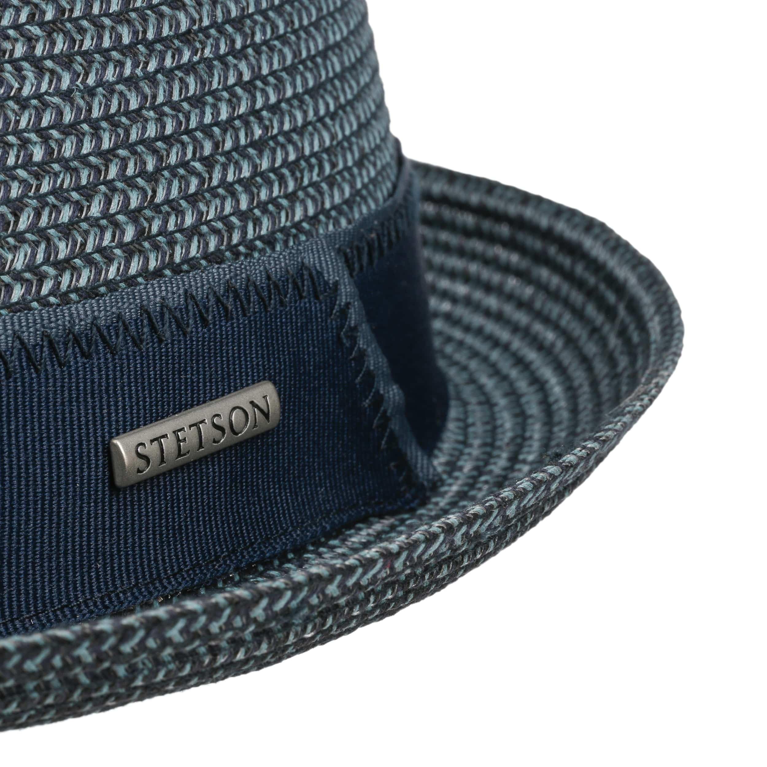 Stetson Ruviano Pork Pie Strohhut Melierter Hut UV Schutz 40+