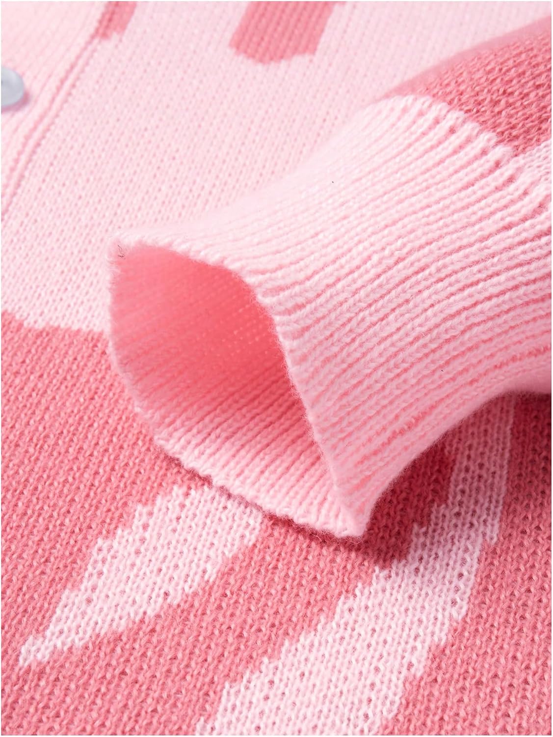 SweatyRocks Men's Y2K Long Sleeve Cardigan Sweater V Ncek Button Down Oversized Sweaters Unisex Casual Knitted Outerwear - Image 4