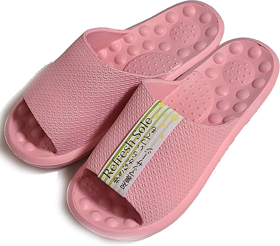 【未使用に近い】ベネシュ 機能性健康 サンダル ピンク25cm 室内履き Amazon.co.jp: サンダル 健康サンダル 足裏 ツボ押し 軽量 EVA 室内 外
