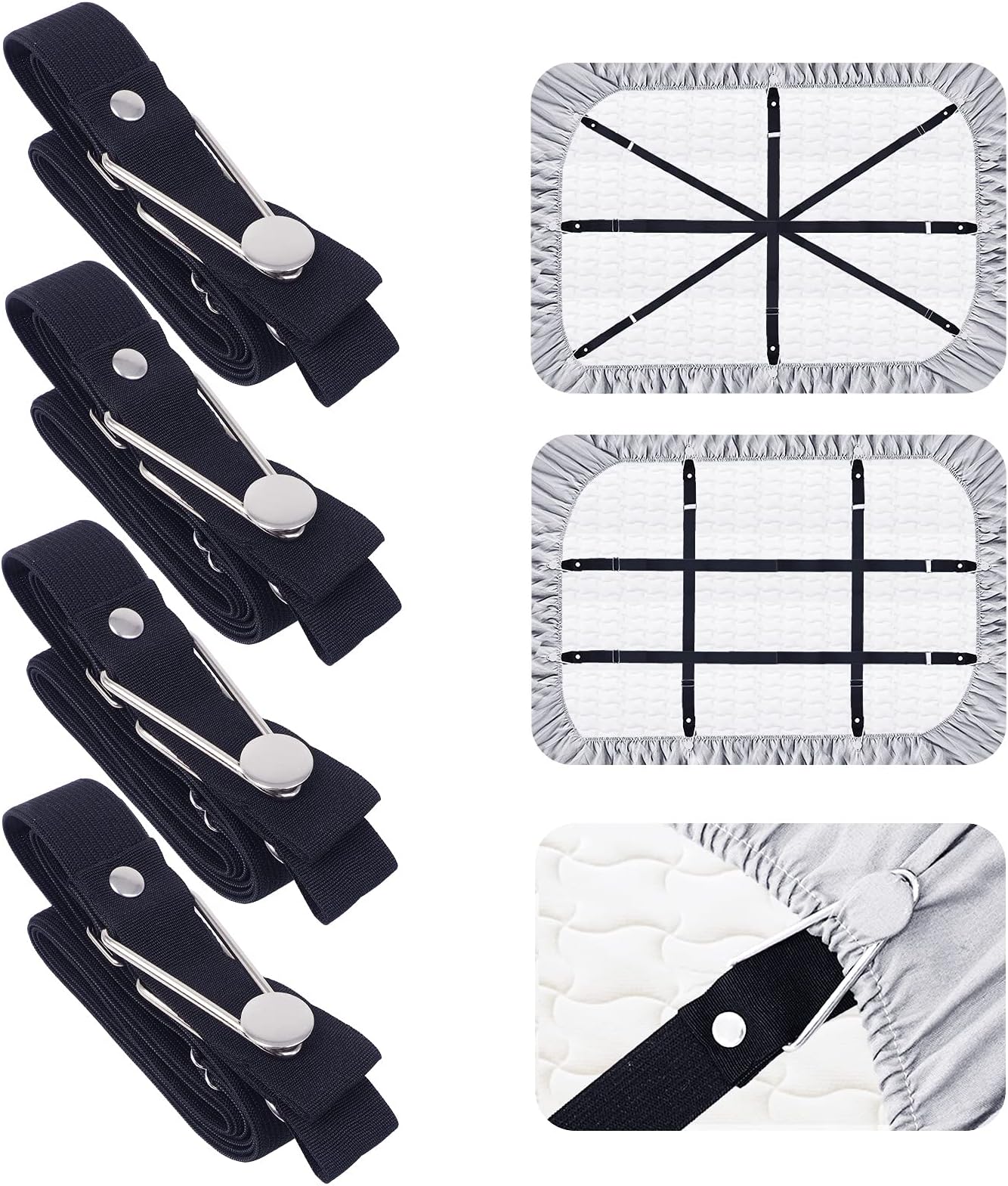 Toosunny 10 Pieces Sheet Holders, TwoPosition Adjustment