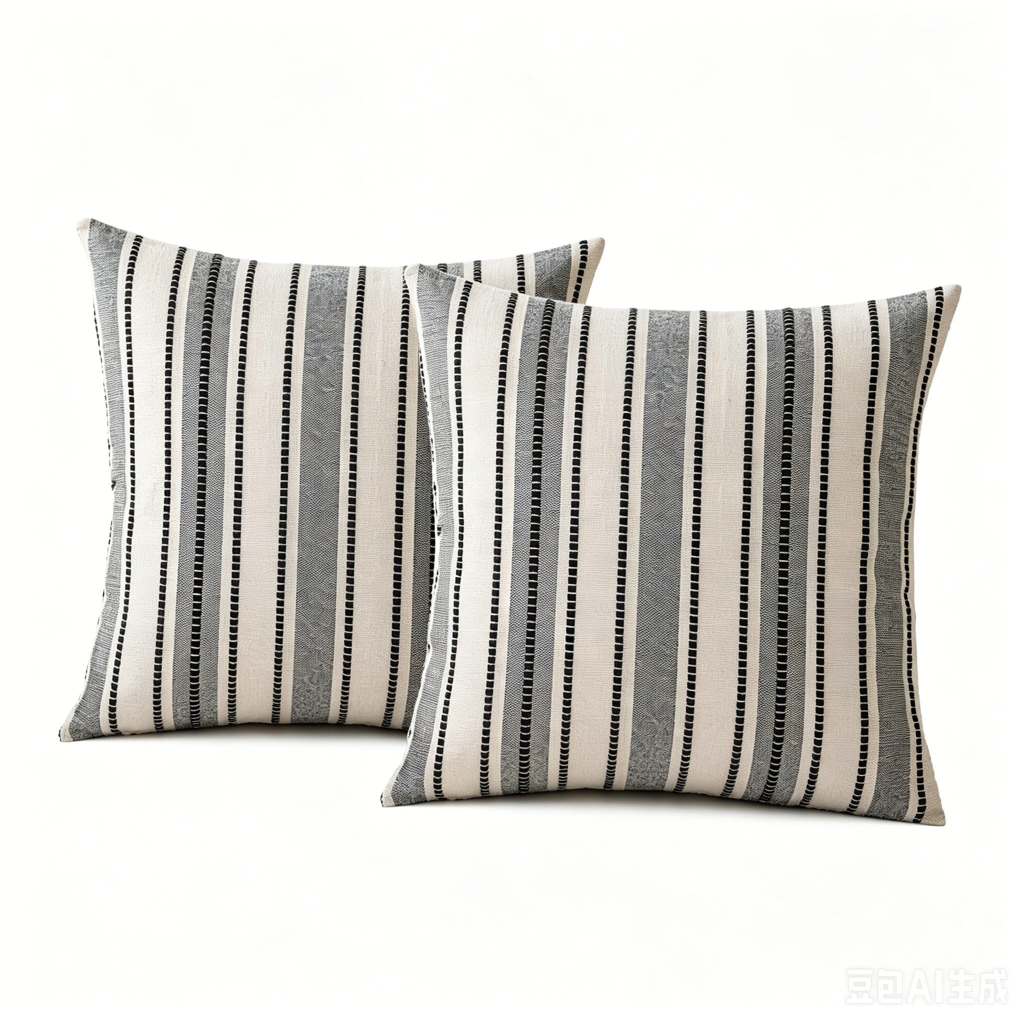 BCCIAPLN Boho Couch Throw Pillow Covers,Striped Decorative