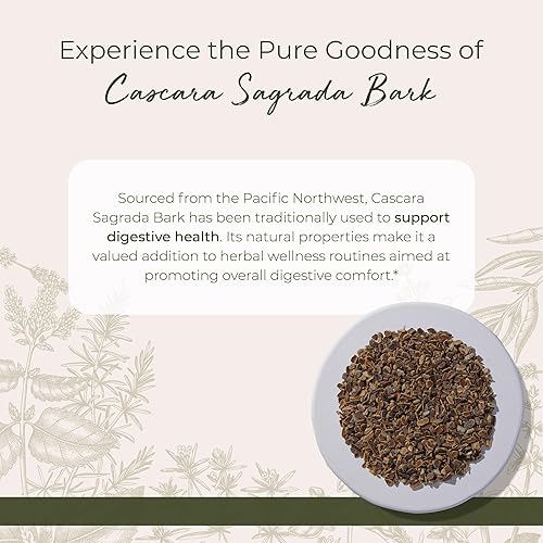 Miniatura 2 de Starwest Botanicals Corteza de sagrada de cascara – Hierba seca para té, cápsulas, tinturas y mezclas de hierbas naturales, purshiana purshiana
