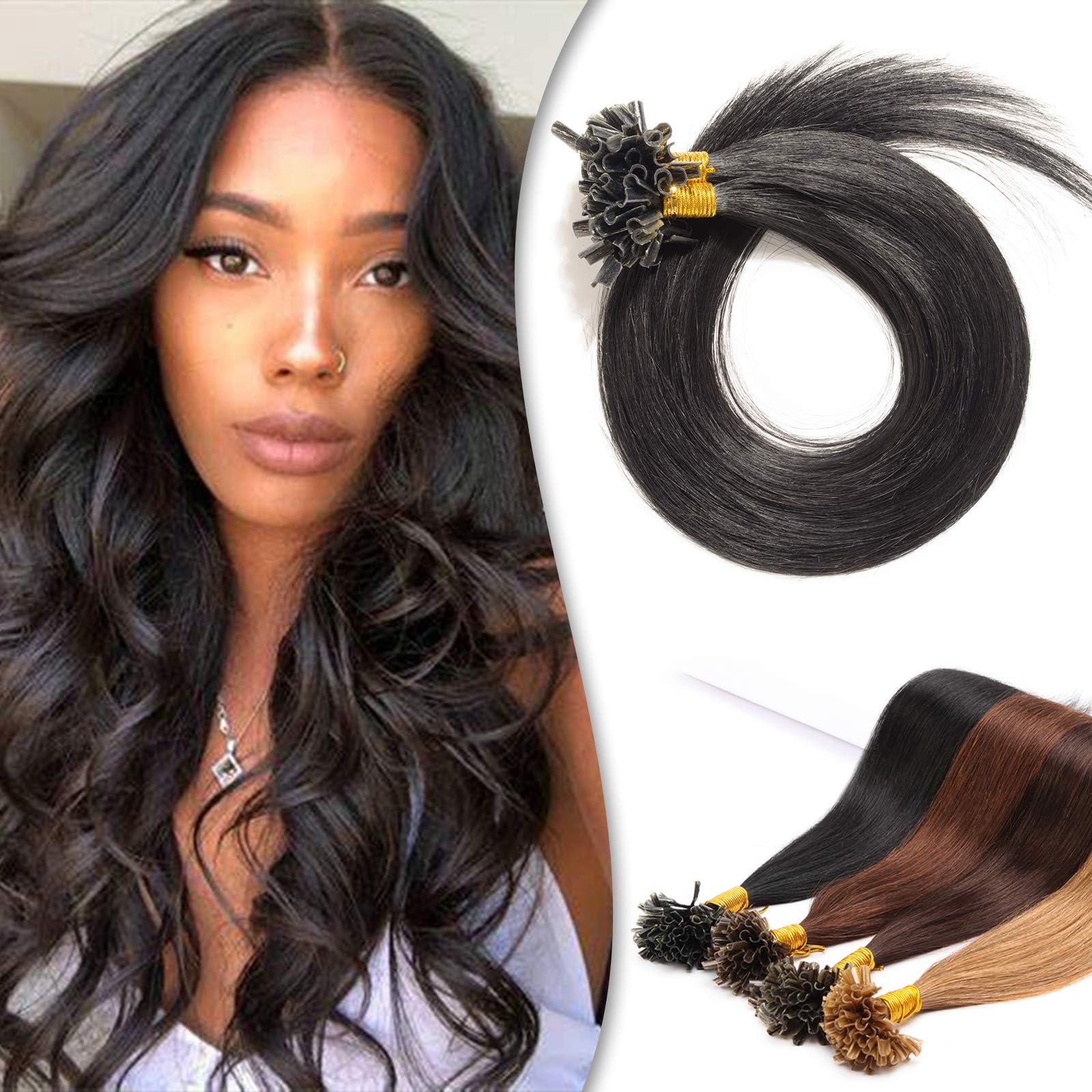 18” 115g Afro Kinky Curly Clip In Remy Human Hair Extensions Seamless Invisable Brazilian Virgin Hair Double Wefts Full Head Hairpiece For Fashion Black Women 8Pcs/Lot 18 Clips #1B Natural BIack