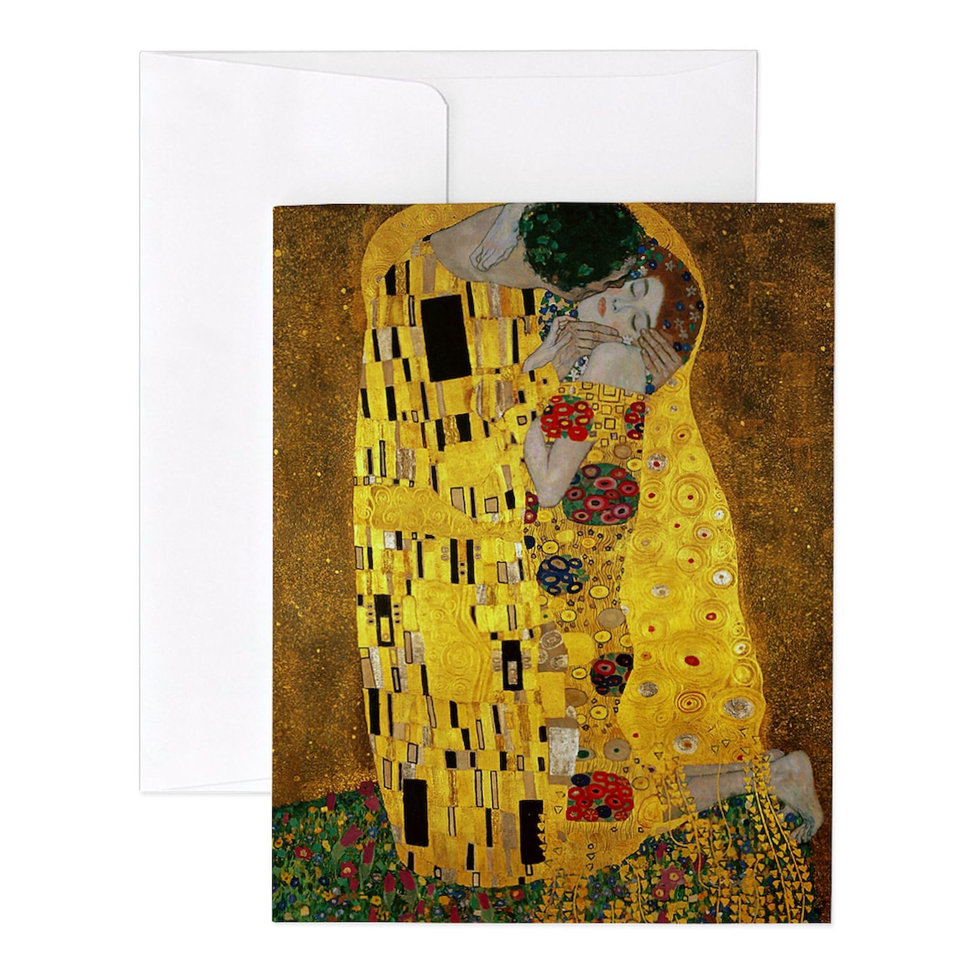 CafePress Gustav Klimt The Kiss Notecards (Set Of 20) 4.25" x 5.5" Notecards 10 Pack