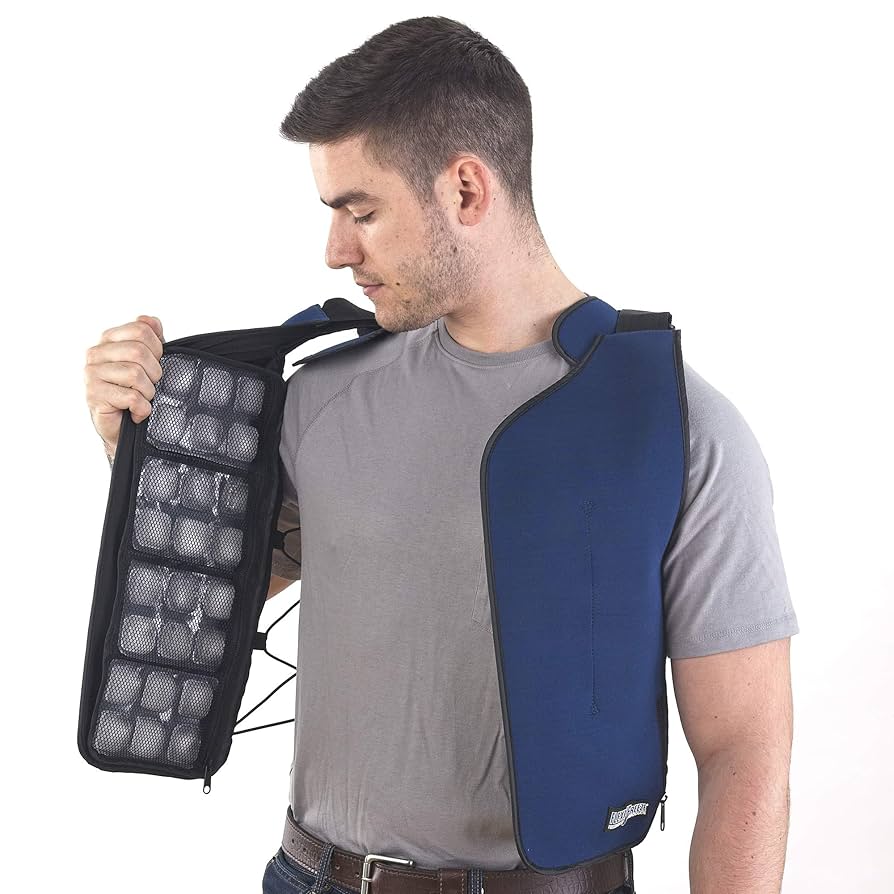 FlexiFreeze Ice Vest (Zipper Closure) : Amazon.ca: Clothing