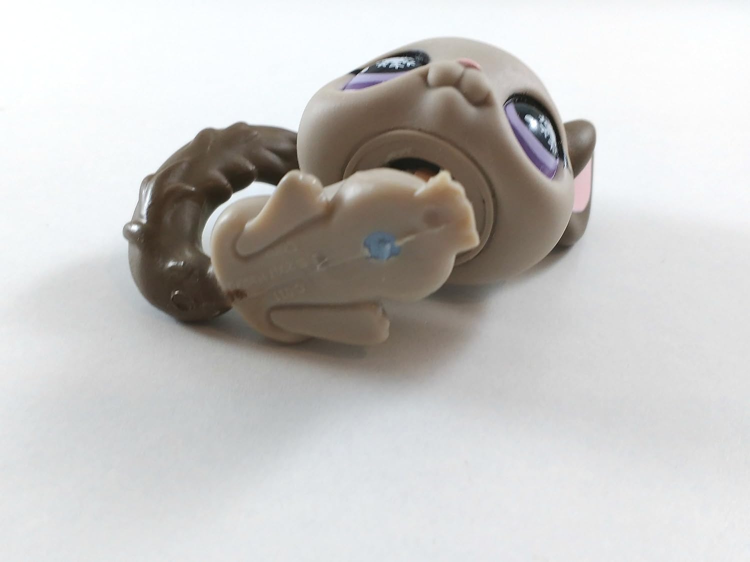 Littlest Pet Shop Chinchilla #687 (Gray, Pink/Purple Eyes, Tan Belly) (Retired) Collector Toy - LPS Collectible Replacement Single Figure - Loose (OOP Out of Package & Print) image 3