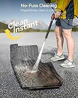 Vista 102 de 3W Alfombrillas de suelo aptas para Benz E-Class 2017-2023 TPE para todo tipo de clima, ajuste personalizado para E300, E320, E400, E350, E63, E550