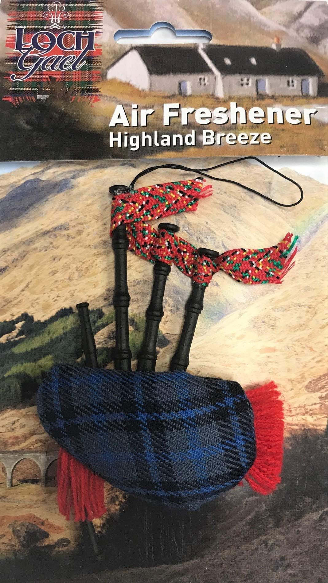 FANCYTHAT and SCIFI PLANET Tartan bagpipe Air Freshener Blue tartan