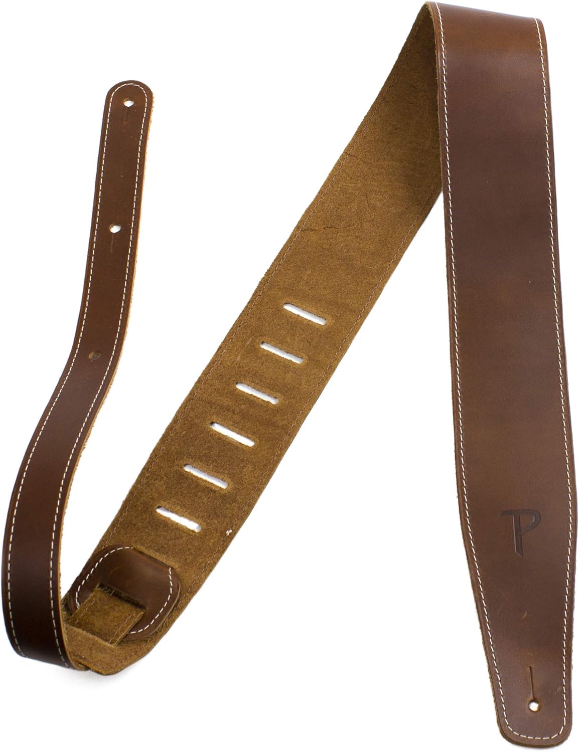 Perri’s Leathers Adjustable Guitar Straps for Kids, Men & Women - Guitar Strap for Acoustic, Bass and Electric Guitars – Guitar Strap as Christmas Gift - Adjustable Size - Brown : Musical Instruments