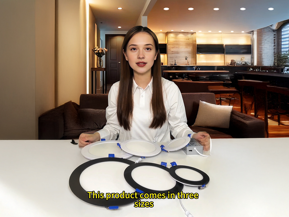 zouzai 24 Pack 6 Inch Ultra-Thin LED Recessed Ceiling Light with