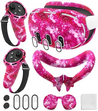 7-in-1 Silicone Cover Set for Meta/Oculus Quest 3, Not Fit Quest 3S