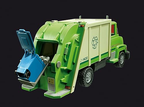 Miniatura 6 de juego de camión verde de reciclado Playmobil