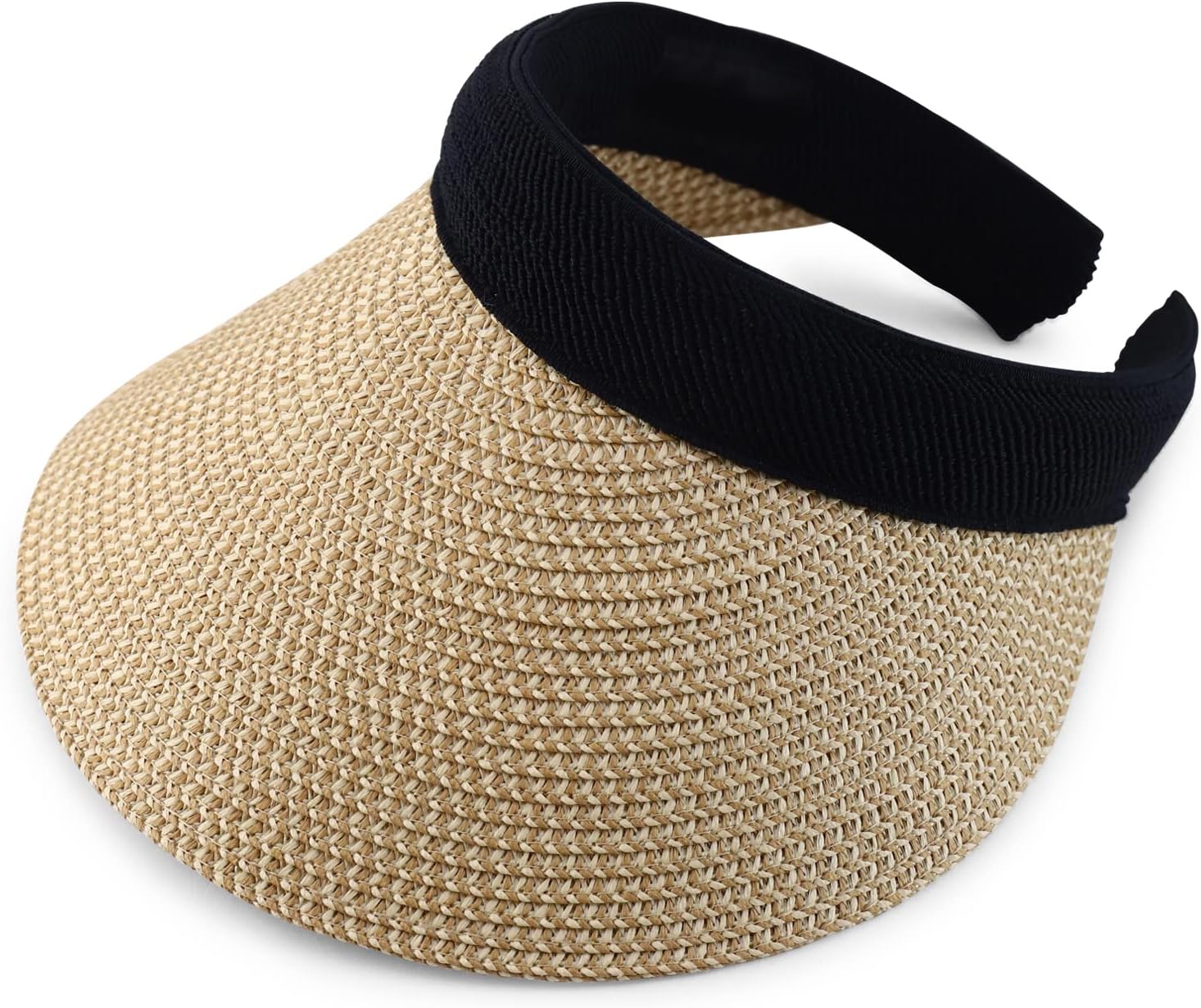 Armycrew Braided 4 Inch Toyo Brim Clip On Visor with Sweatband