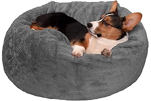 Furhaven Plush Dog Bean Bag Chair